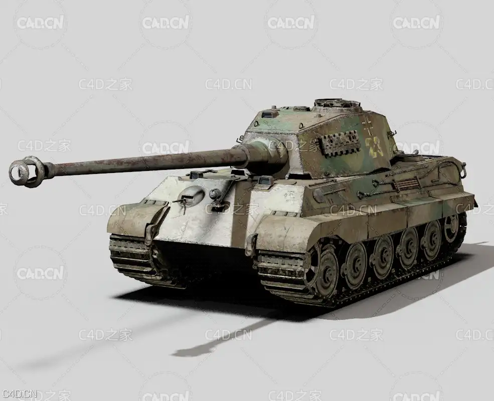 德国二战虎式重型坦克 Panzerkampfwagen VI Ausf