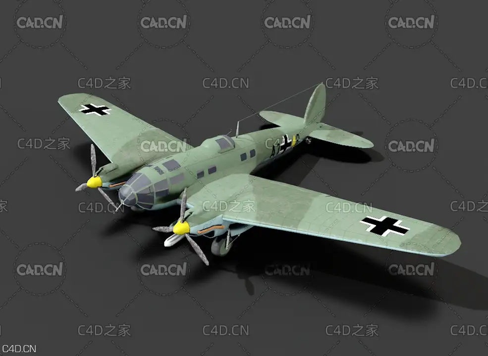 德国二战主力轰炸机 Plane Heinkel 111