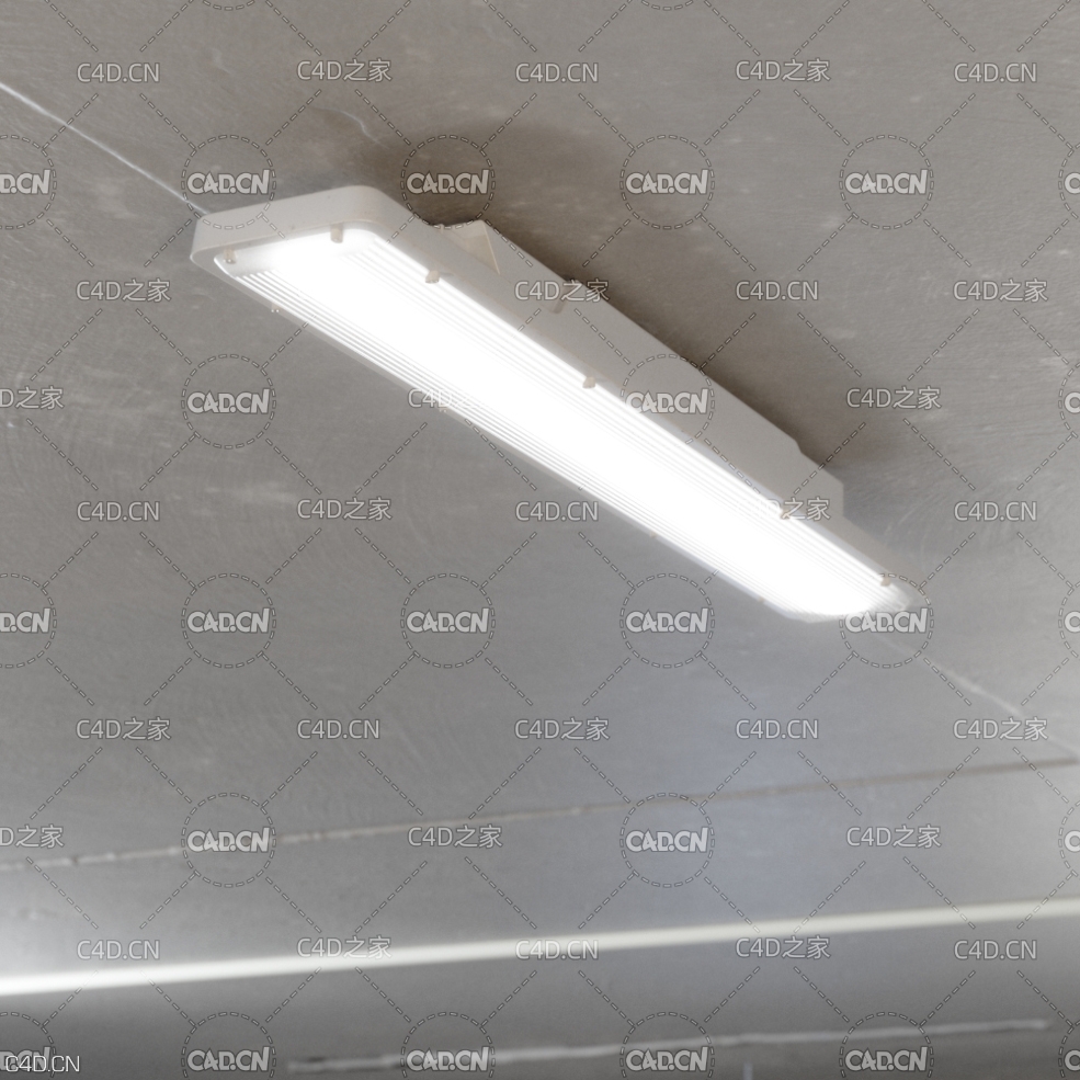 地下室LED顶灯 地下车库顶灯 吸灯顶 长方形LED灯 - C4D之家 - AM218_019.jpg
