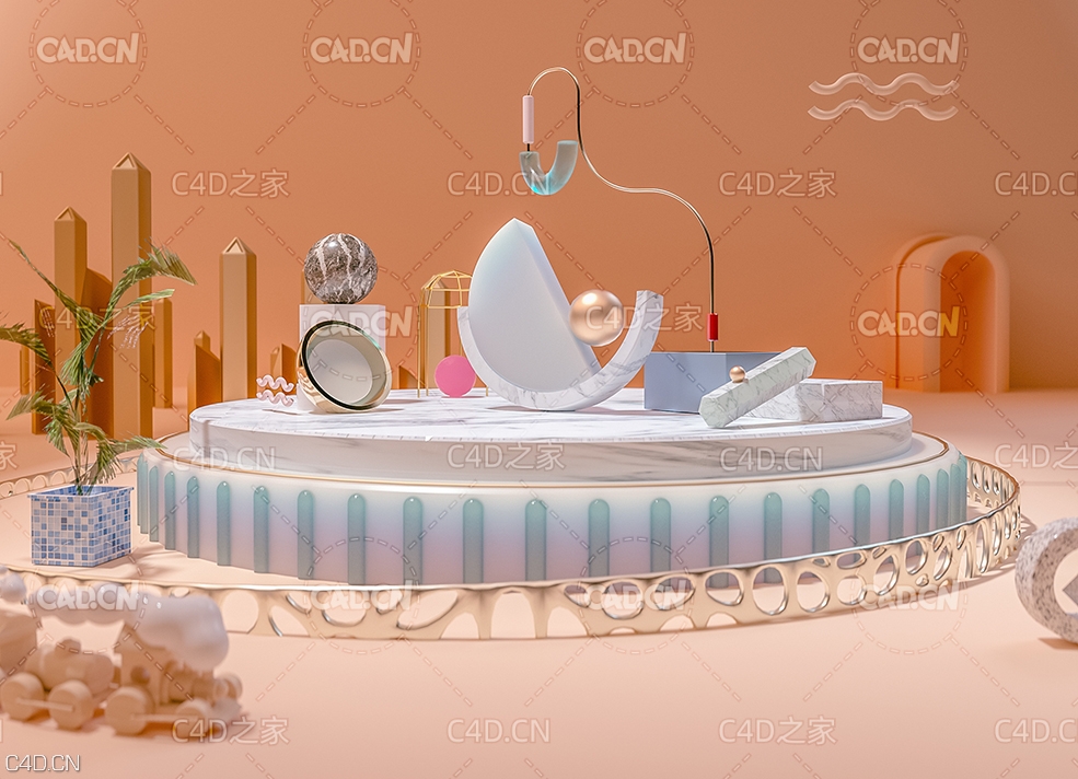 卡通抽象艺术场景 - C4D之家 - 01f6c55eba8129a801207200f56439.jpg@2o.jpg