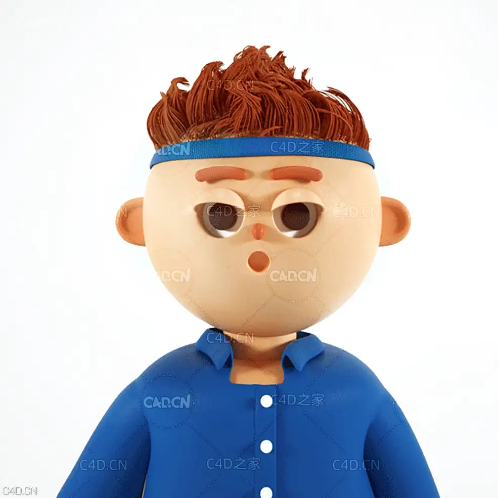 C4D角色表情