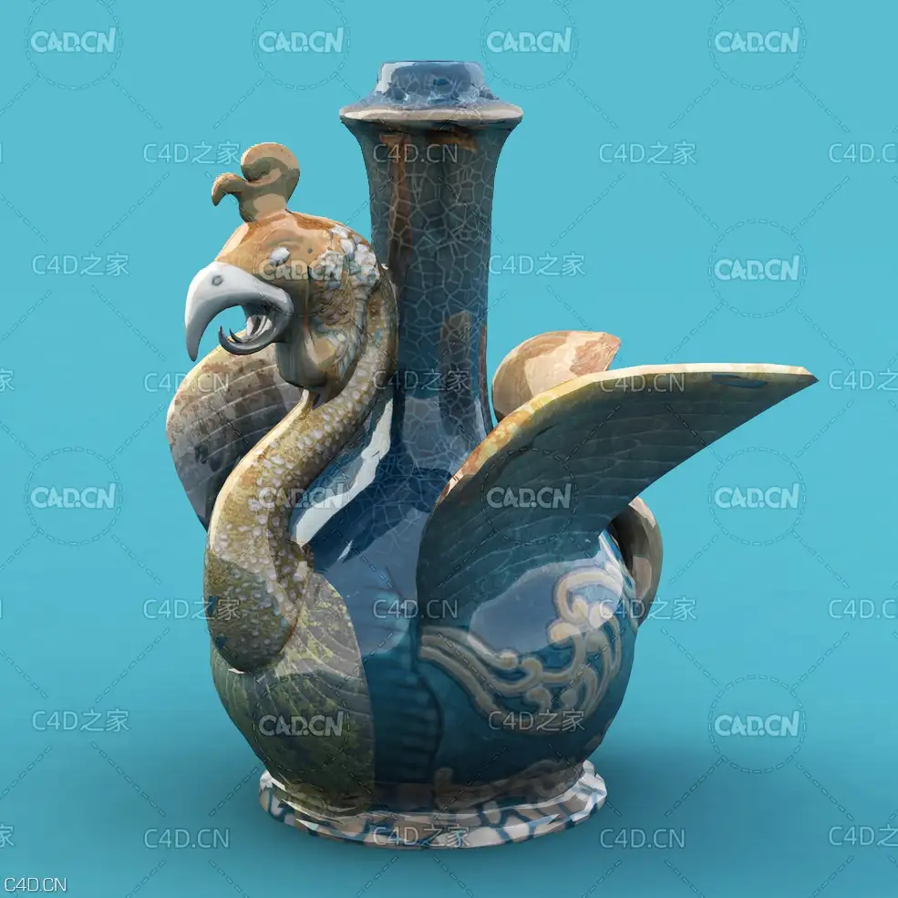 陶瓷古董花瓶