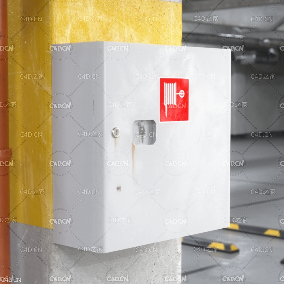 地下车库灭火器盒 Extinguisher box - C4D之家 - AM218_039.jpg