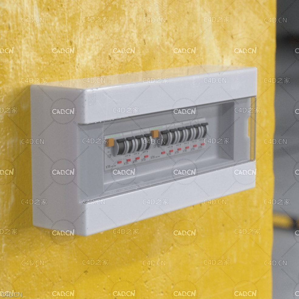 电路保护 保险丝电源控制盒 Fuse Box - C4D之家 - AM218_044.jpg