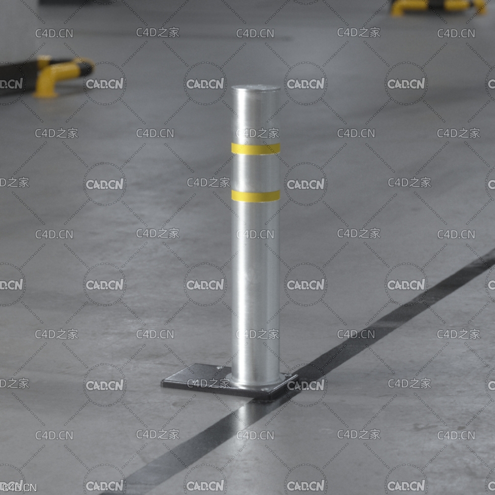 不锈钢固定立柱 Barrier - C4D之家 - AM218_051.jpg
