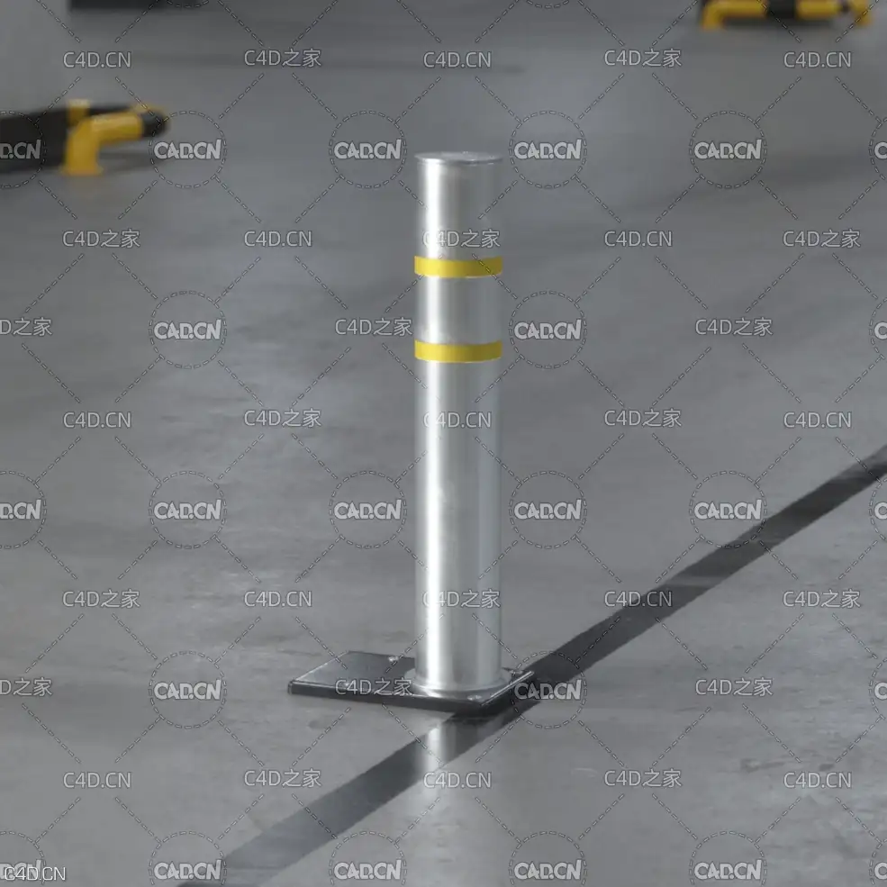 不锈钢固定立柱 Barrier - C4D之家 - AM218_051.jpg