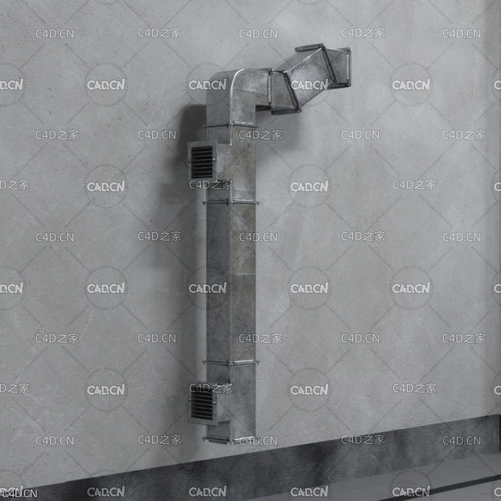 方形管理 通风排烟管道 pipeline