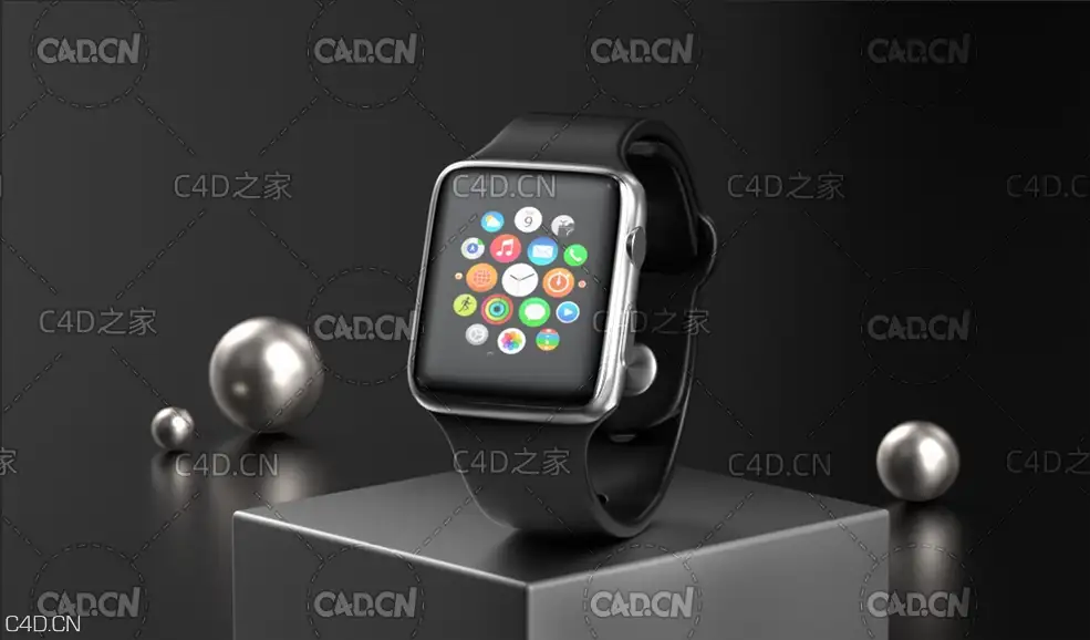 C4D苹果手表手环数码电子产品 Apple Watch