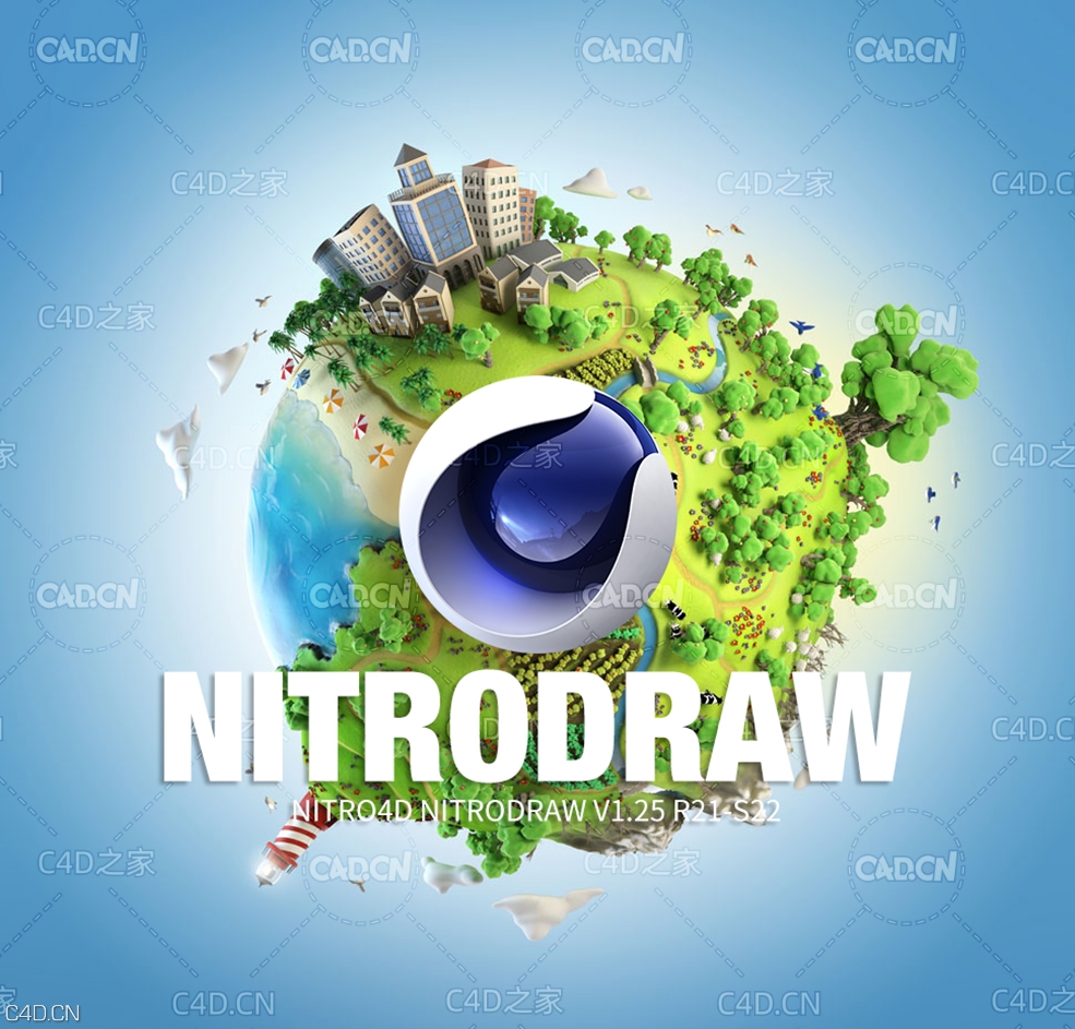 C4D模型物体绘制放置插件 Nitro4D NitroDraw v1.25 For Cinema 4D R21-S22 Win/Mac - C4D之家 - 1-140405204208.jpg