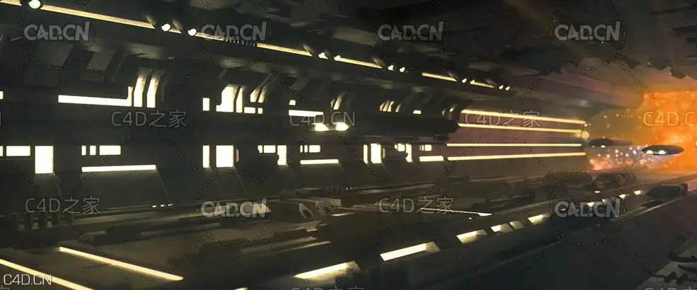 C4D OC飞行器机舱科幻场景工程 - C4D之家 - 飞船.jpg