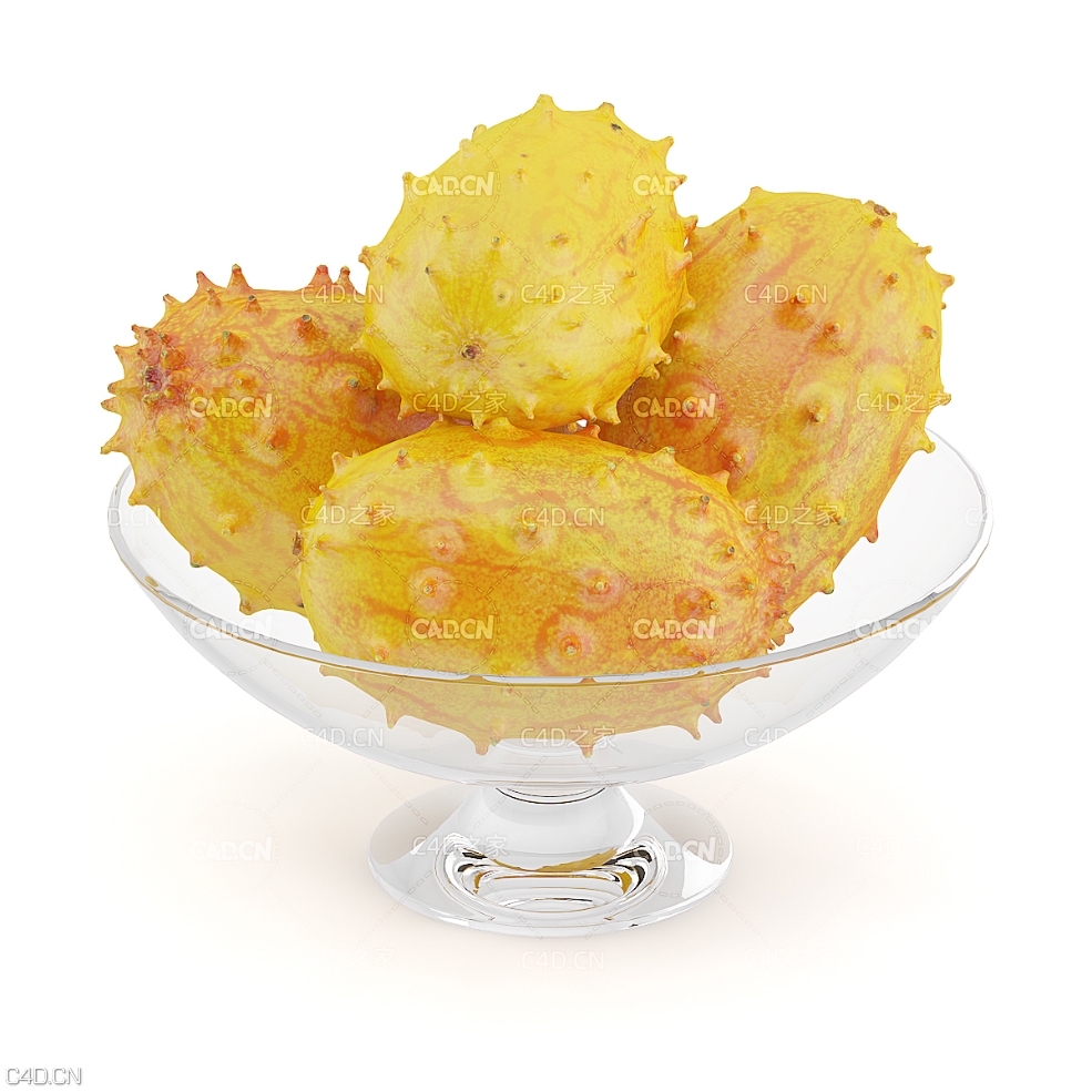 一碗刺角瓜 金腰芒 火参果 火生果 火星果 热带水果 奇瓦诺果 非洲蜜瓜 非洲角黄瓜