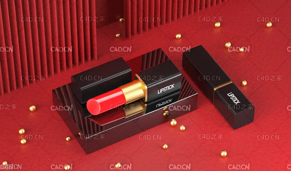 C4D OCTANE口红产品渲染模型 - C4D之家 - 8025768012e1e099b92cfa5bdd0ca297.jpg-(1020×606).jpg