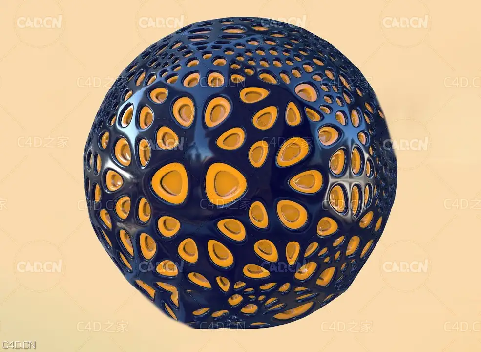 C4D R23利用节点制作抽象艺术圆球 FIRST LOOK AT SCENE NODES IN R23