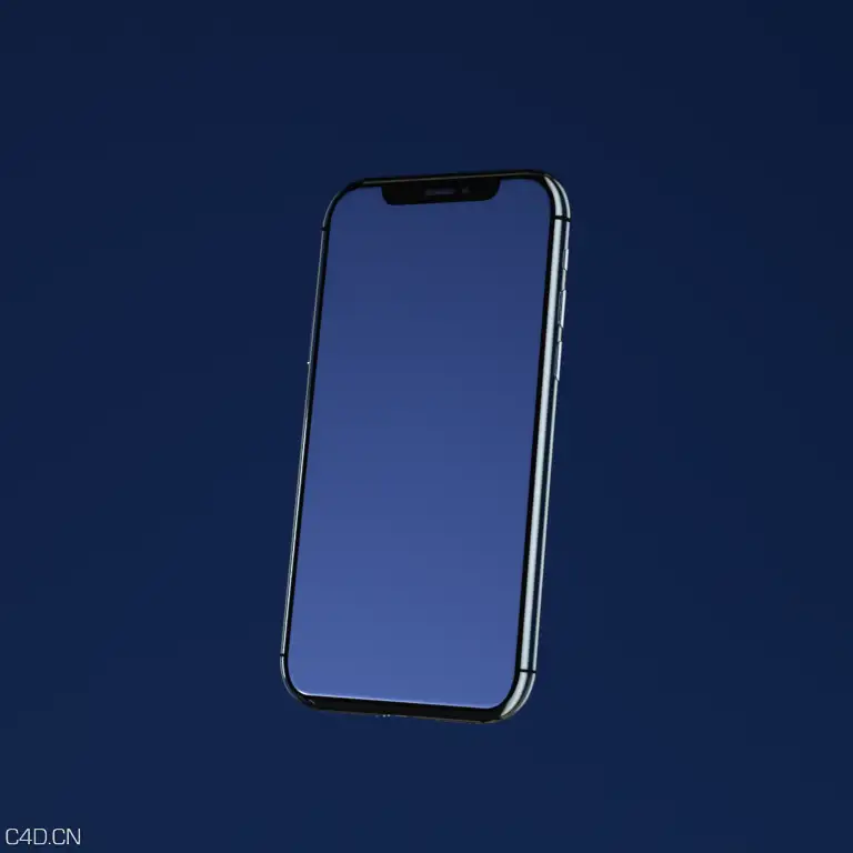 苹果热门型手机iphone11 C4D模型加贴图材质 - C4D之家 - 1.png