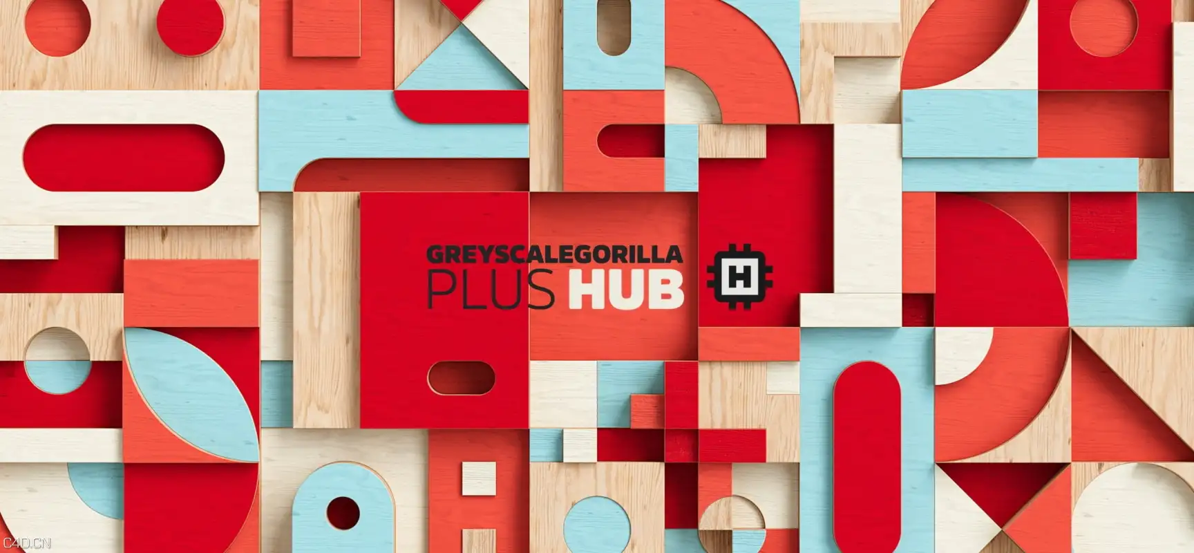 C4D GSG插件套装合集GreyscaleGorilla Plus Hub Plugins for Cinema 4D S22-R23 Win - C4D之家 - Plus-HUB-Puzzle-Title-Wide-White-Logo-1728x800.jpg