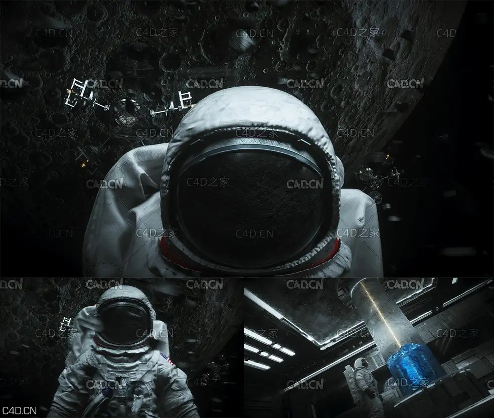 C4D OCTANE宇宙太空宇航员场景模型 - C4D之家 - 未标题-1.jpg