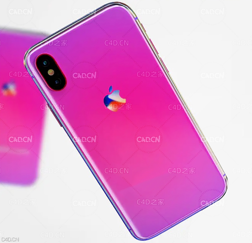 C4D OCTANE苹果iphone X手机模型 - C4D之家 - 屏幕快照-2020-09-20-下午7.29.11.jpg