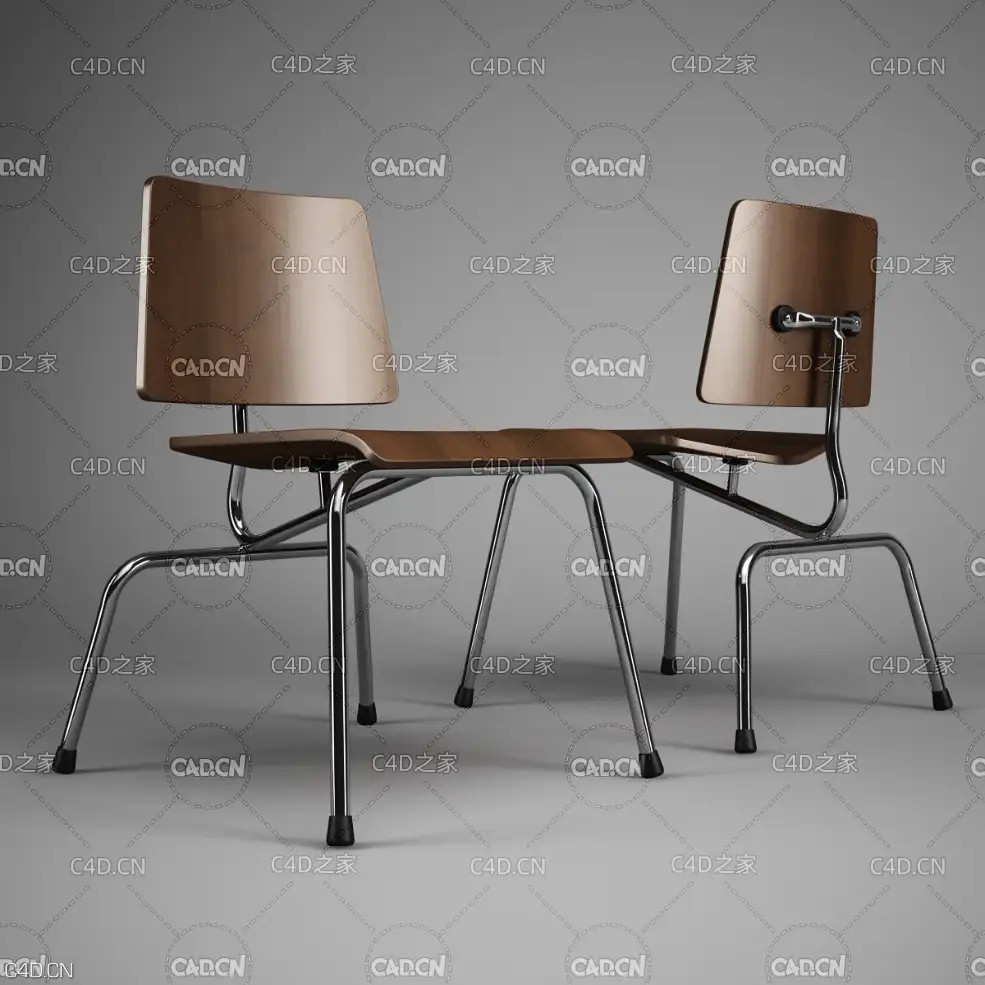 办公室休闲椅C4D模型 - C4D之家 - 62.jpg