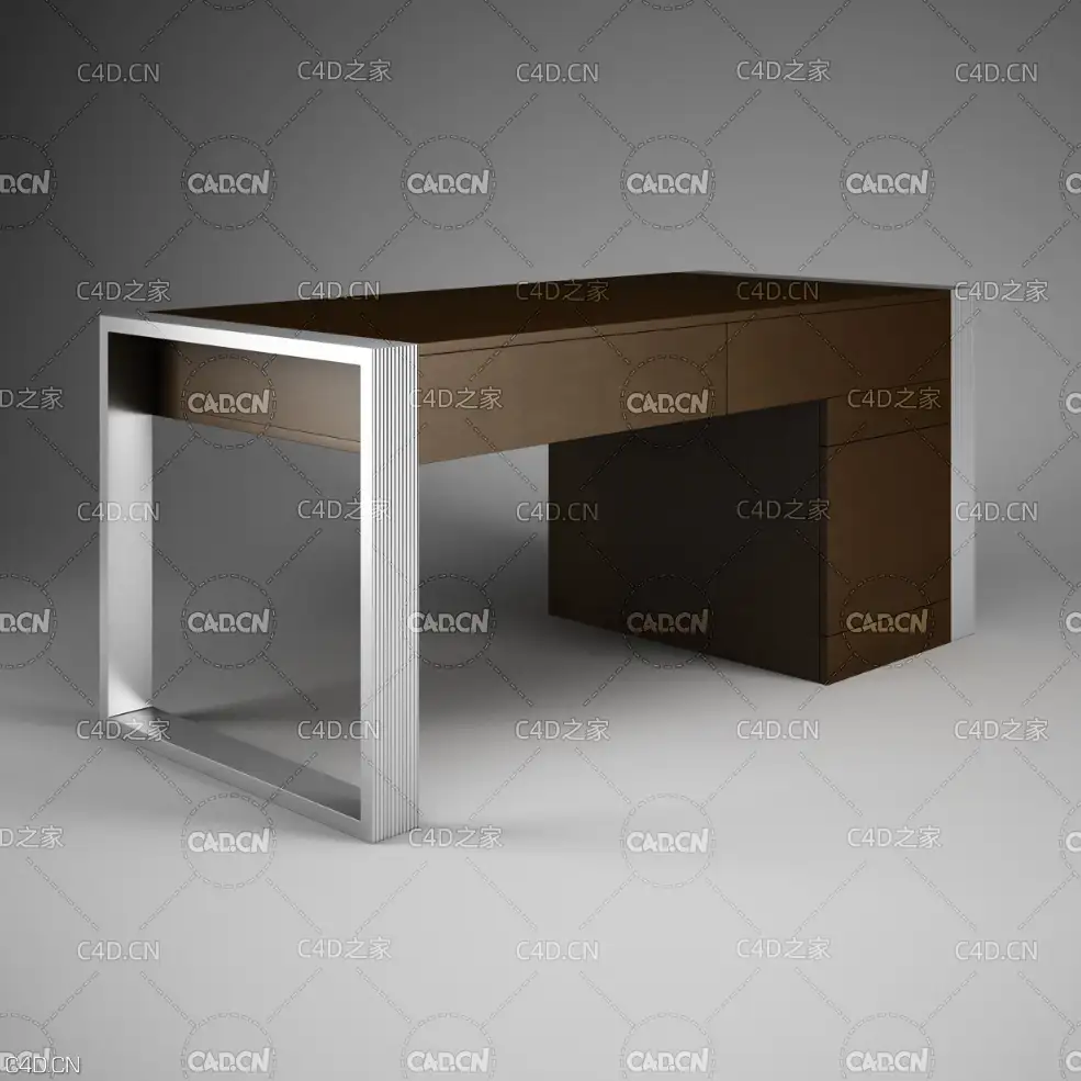 简约办公桌 Office desk - C4D之家 - 40.jpg