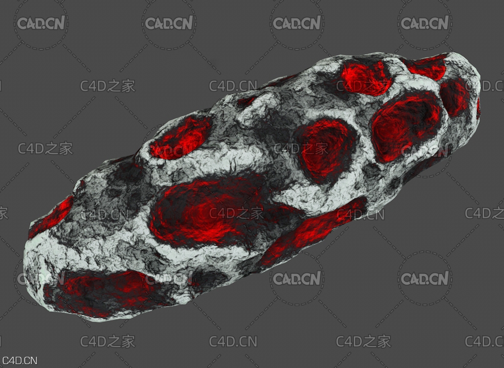 布满小坑的陨石小行星 asteroid