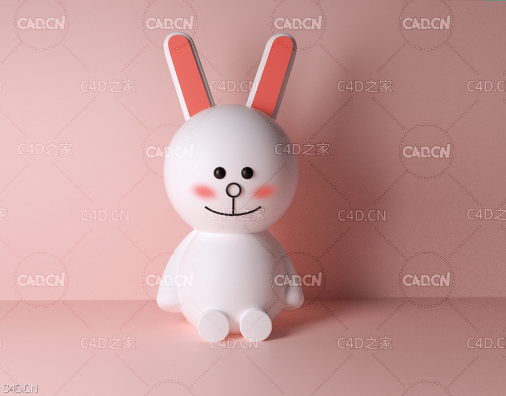 卡通小兔子玩偶 rabbit
