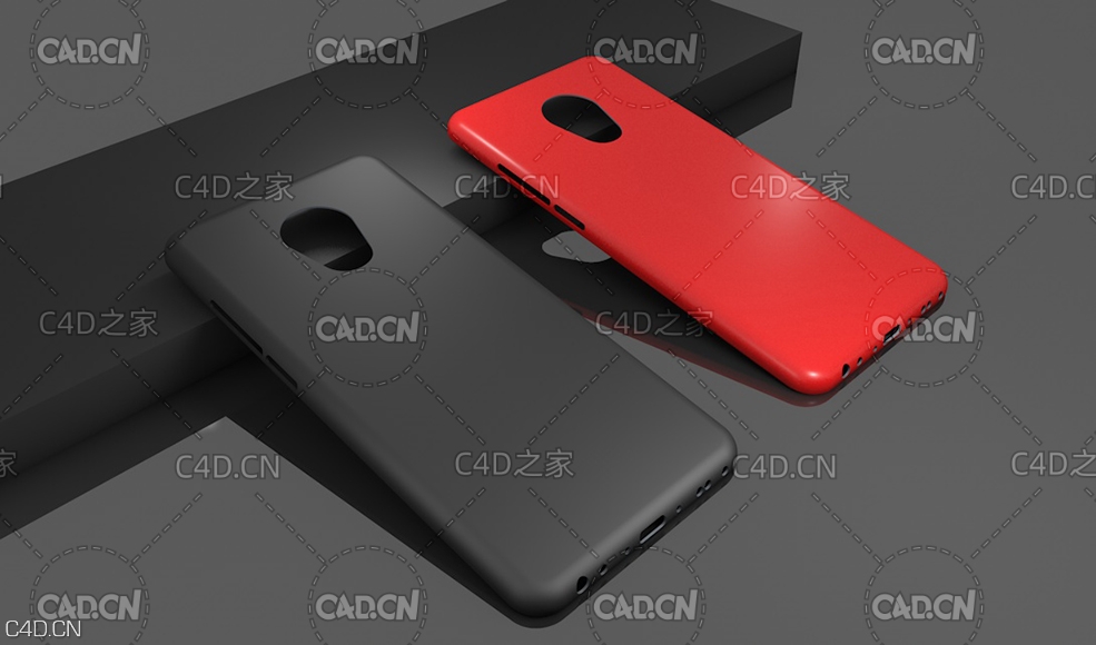 C4D手机保护壳模型 - C4D之家 - C4D手机壳建模渲染.jpg
