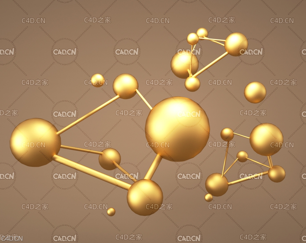 C4D OCTANE金属dna分子结构 - C4D之家 - 0411.jpg