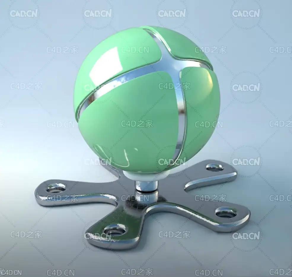 C4D金属材质球模型 Materials