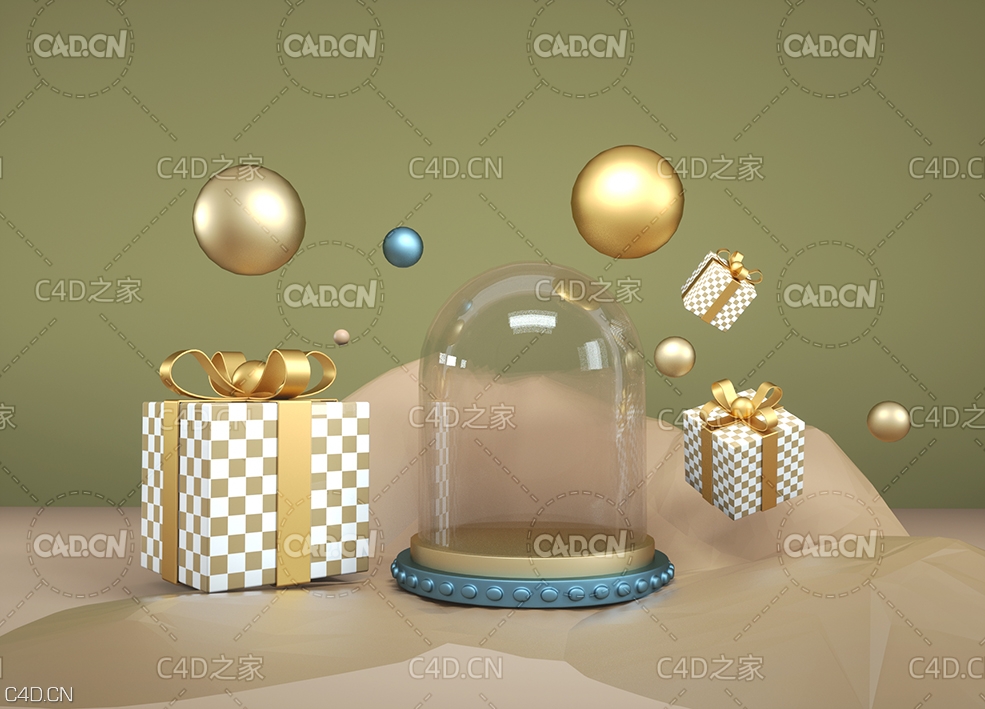 C4D OCTANE礼品盒创意场景工程 - C4D之家 - 0389.jpg