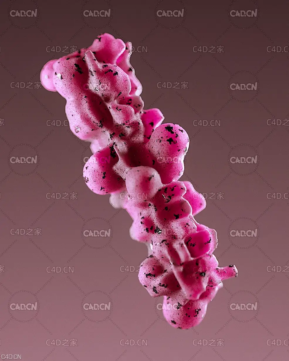 C4D Redshift紫色腐蚀食物工程 Corruption V2 - Cinema 4D / Redshift