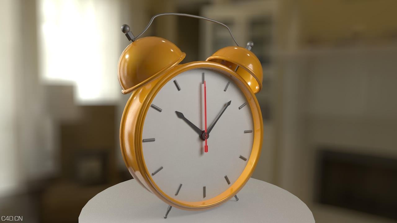 C4D 闹钟 第一次做 - C4D之家 - 未标题 2.jpg