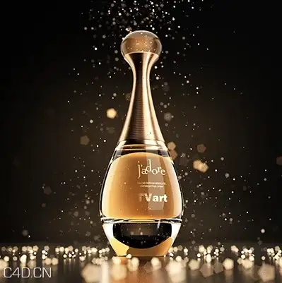 TVart C4Dfree公开课03 c4d redshift渲染电商产品-化妆品 - C4D之家 - 3.jpg