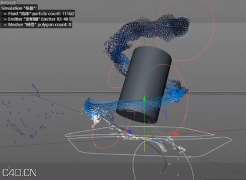 TVart C4Dfree公开课04 - 可乐广告 realflow制作流体