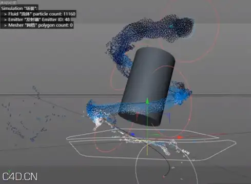TVart C4Dfree公开课04 - 可乐广告 realflow制作流体