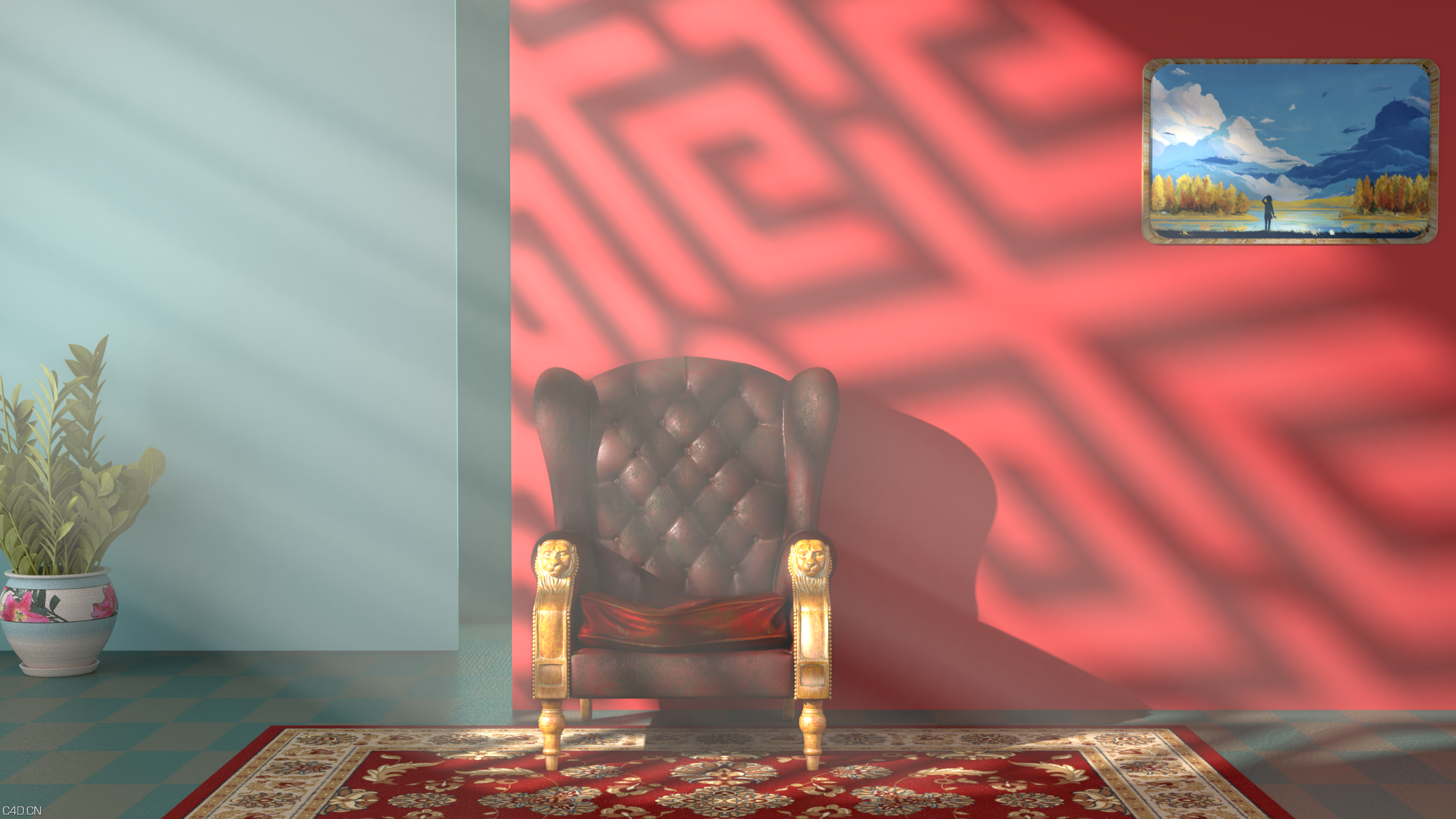 阿诺德的渲染练习 - C4D之家 - 1后期.png