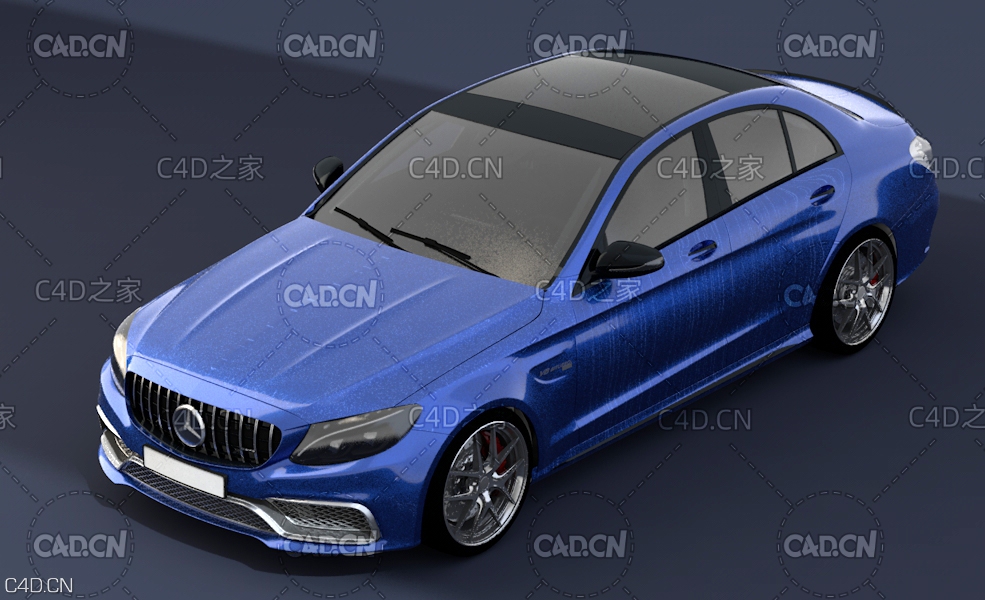 梅赛德斯-奔驰C63轿车模型 Mercedes C63 AMG ReadyV2