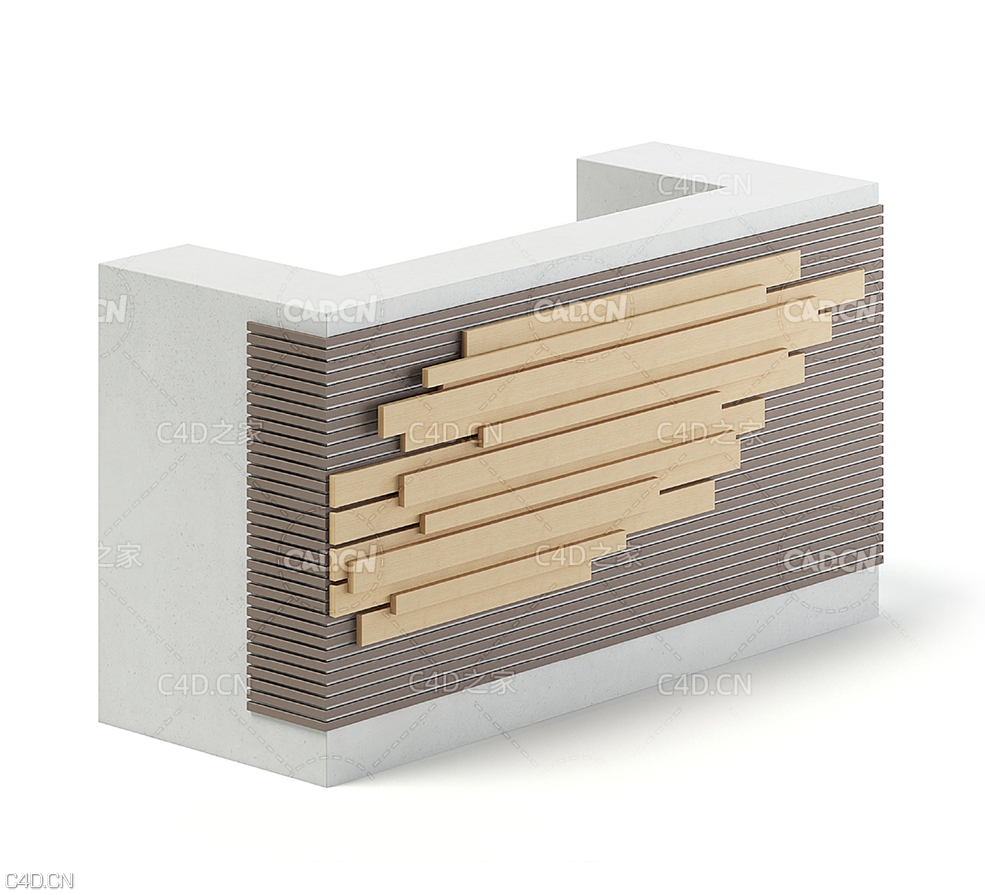 企业矩形接待台C4D模型 Rectangular Reception Desk 3D Model - C4D之家 - cgaxis_models_volume_102-3.jpg