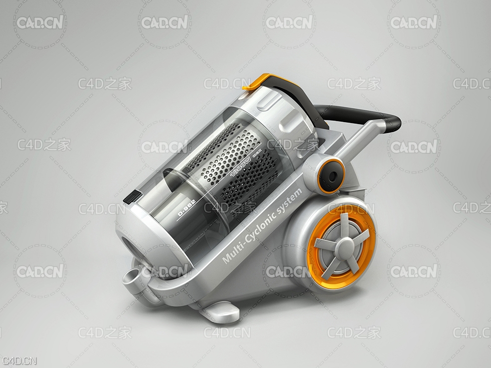 家用电器吸尘器C4D模型 vacuum cleaner