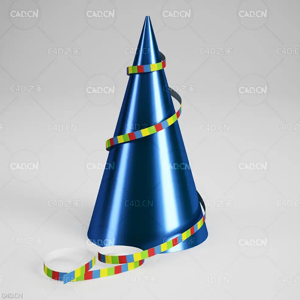 圣诞派对帽子C4D模型 hat 3d model - C4D之家 - cgaxis_models_13_02.jpg
