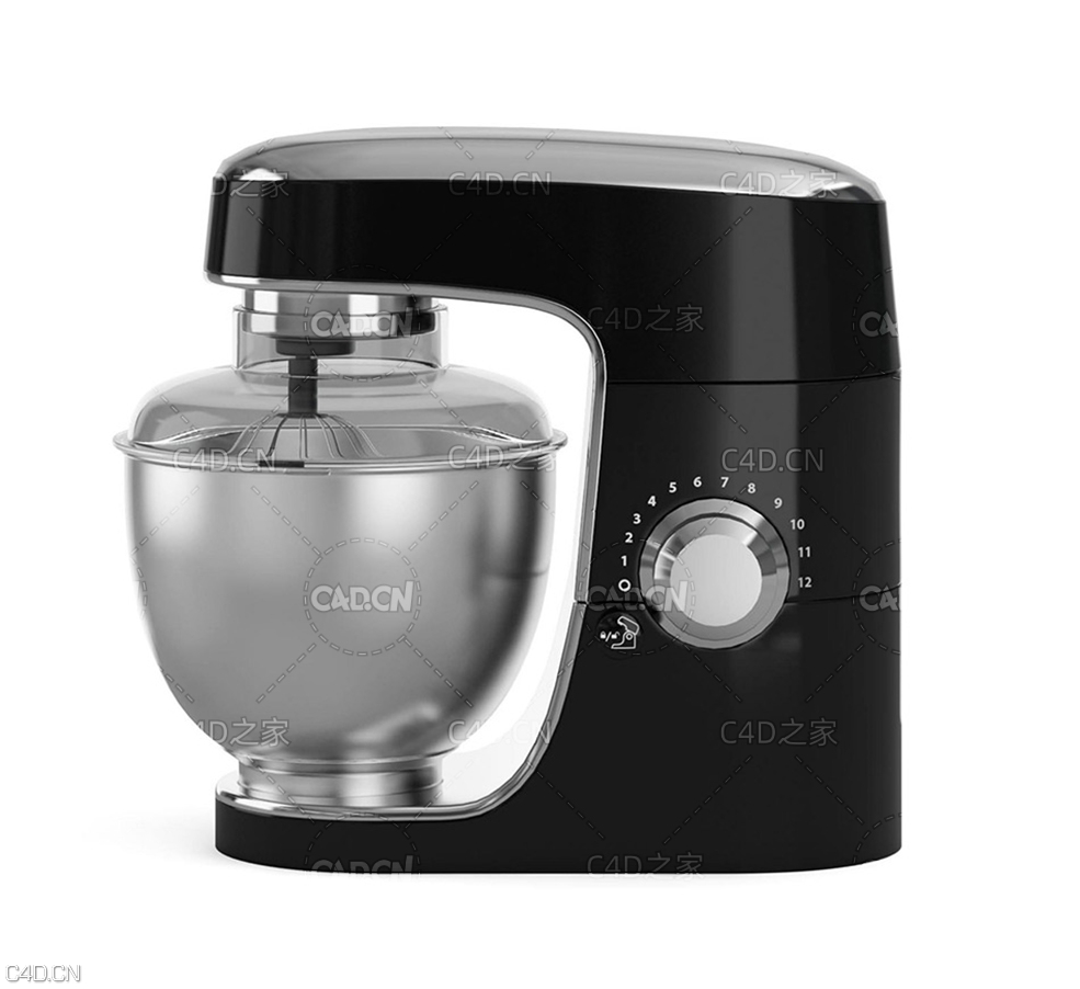 厨房电器和面机厨师机C4D模型 Dough Mixer 3D model - C4D之家 - 779357b5fe0c9fe8b89e2c5089a506fb.jpg