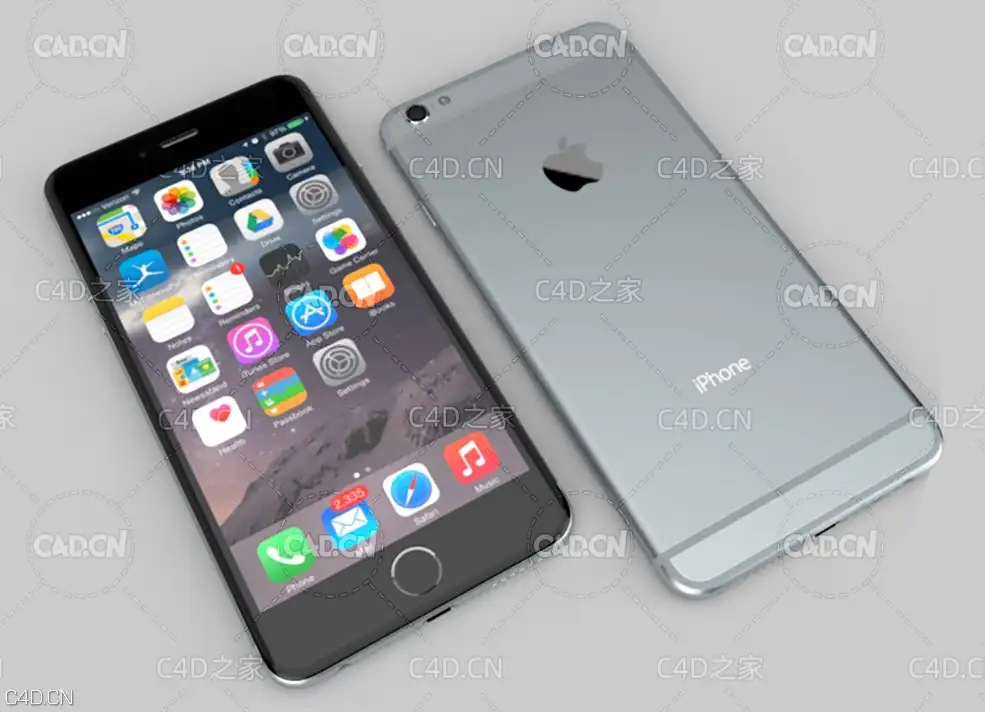 苹果手机iPhone 6 C4D模型
