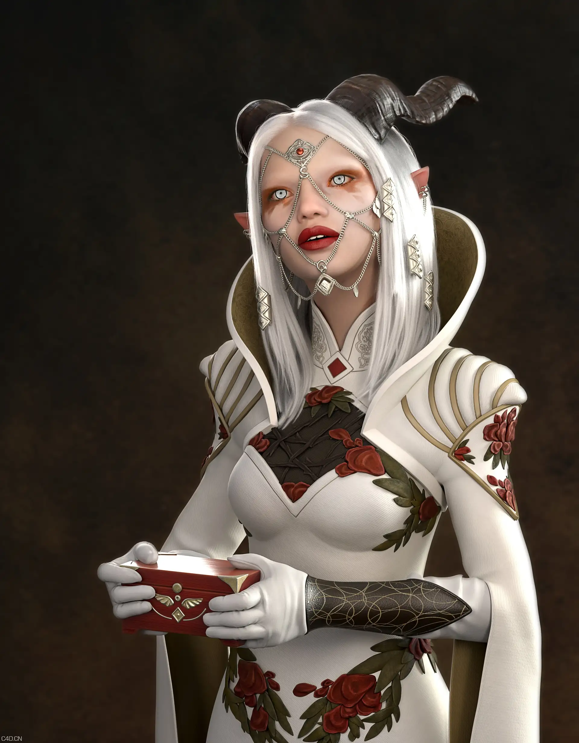 长角的白发女孩画像 - C4D之家 - 61.jpg