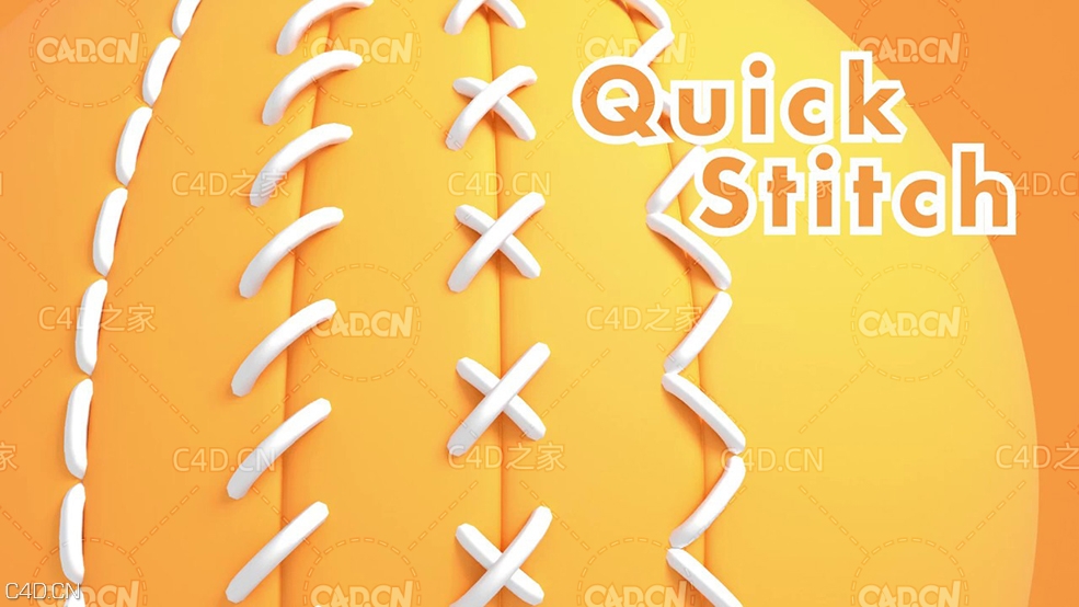 C4D衣服缝线缝合中文汉化插件 C4D Plugin Quick Stitch - C4D之家 - maxresdefault.jpg
