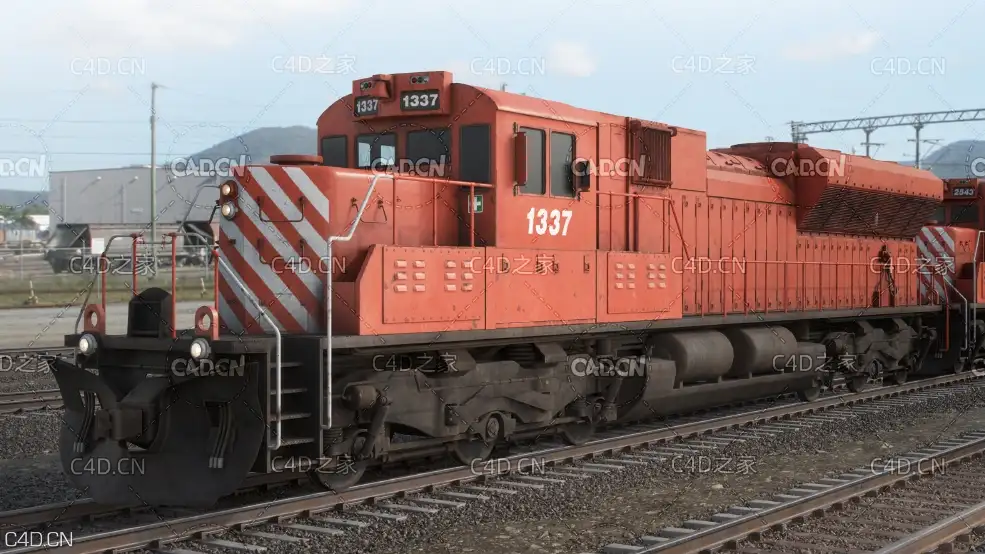 铁路货运火车头 调车机车C4D模型 shunting locomotive - C4D之家 - AM223_002.jpg