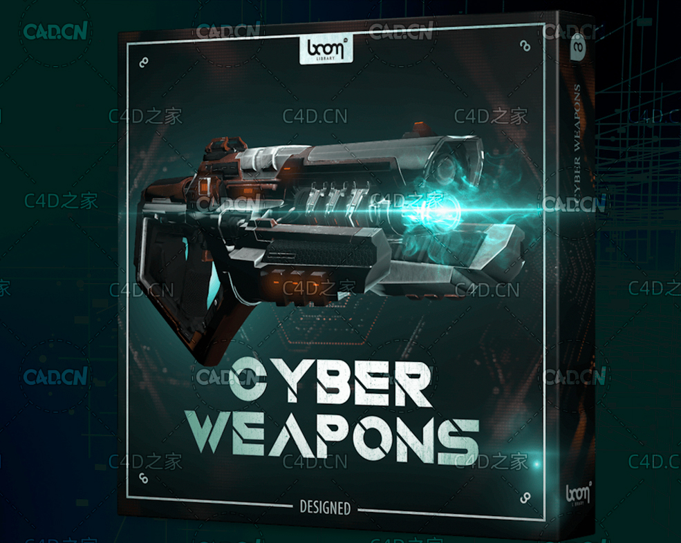 576种未来科幻武器能量脉冲开枪射击战斗音效 Cyber Weapons