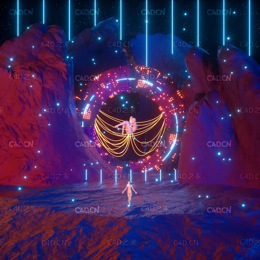 科幻光环抽象概念场景C4D OCTANE工程Cinema 4D Octane Render 3D Concept Art Project - C4D之家 - Untitled-1---Copy.jpg