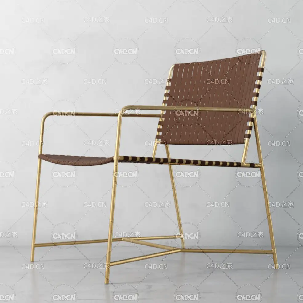 简易布条编织椅C4D模型 chair 3d model - C4D之家 - 025.jpg