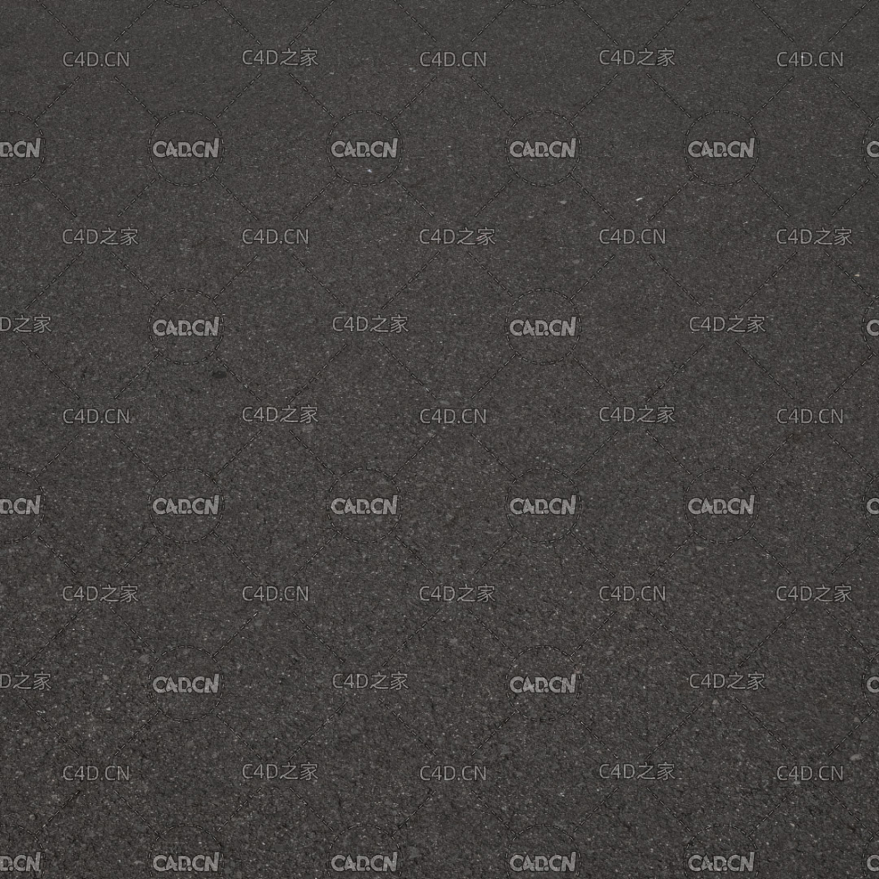 无缝沥青硬化路面柏油路贴图模型 asphalt