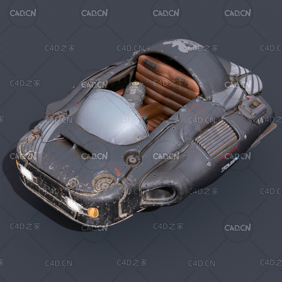 黑色悬停科幻车3D扫描模型 - C4D之家 - 41.jpg