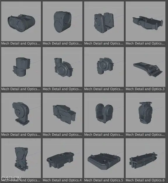 580个机械组件模型预设合集 （Mechanical_Kit.lib4d） - C4D之家 - 114135otv1yaazoqwaz6sb.jpg